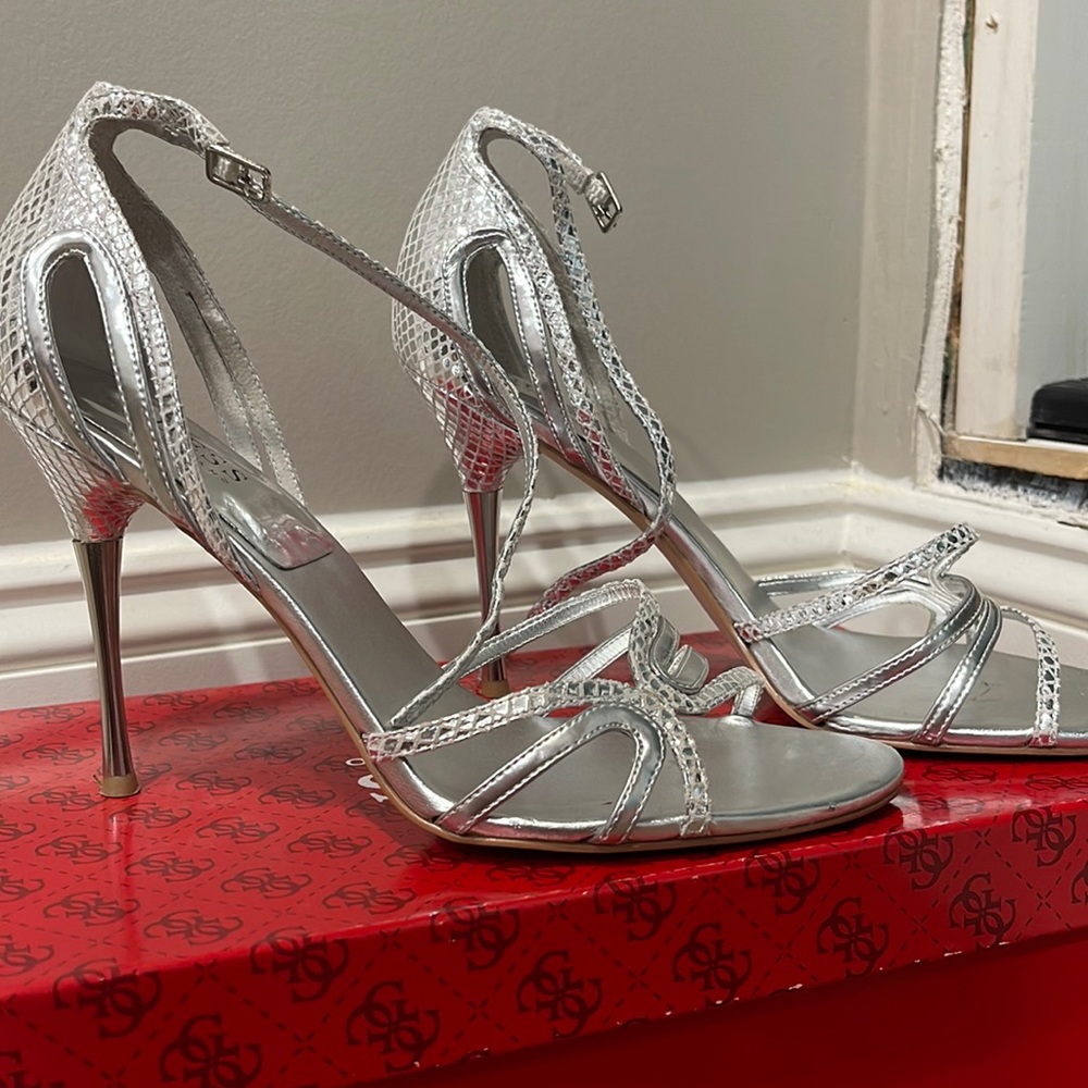 Guess by Marciano Silver Heels